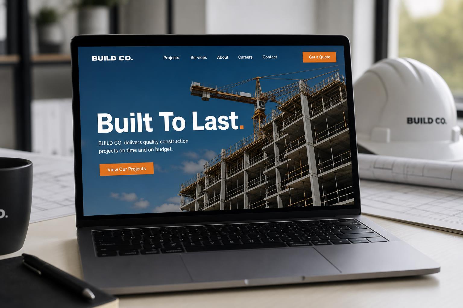 Preview of Build Co. website design